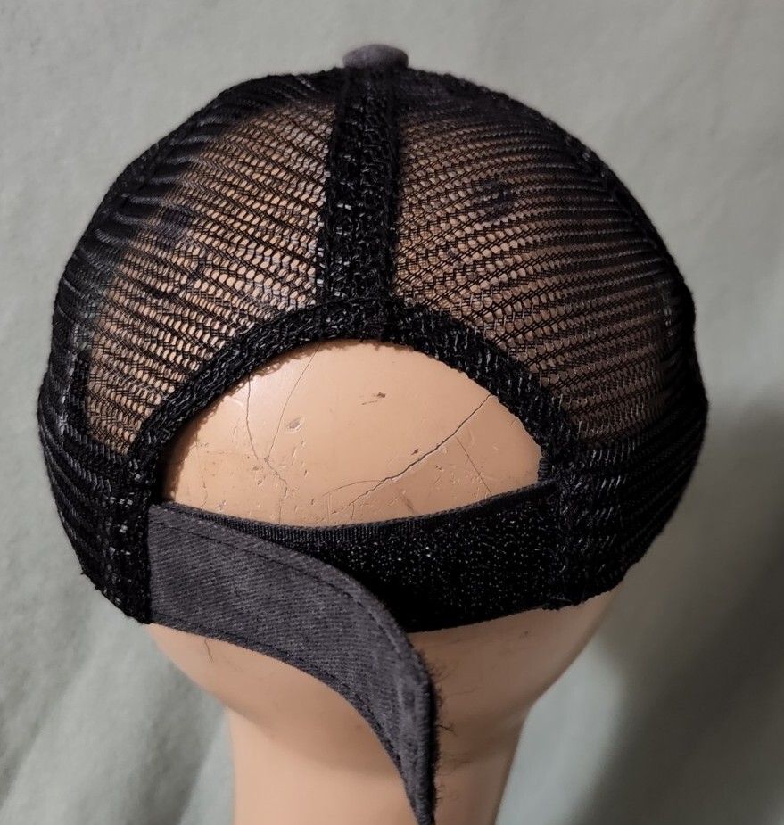Foo Fighters Distressed Black Mesh Vintaged Trucker FOO FIGHTERS Hat