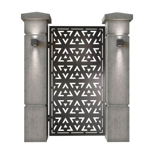 Gorgeous Custom Handcrafted Metal Entry Gate