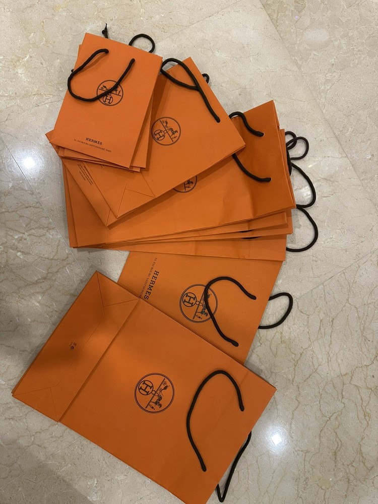Hermes gift bags small medium and large sizes