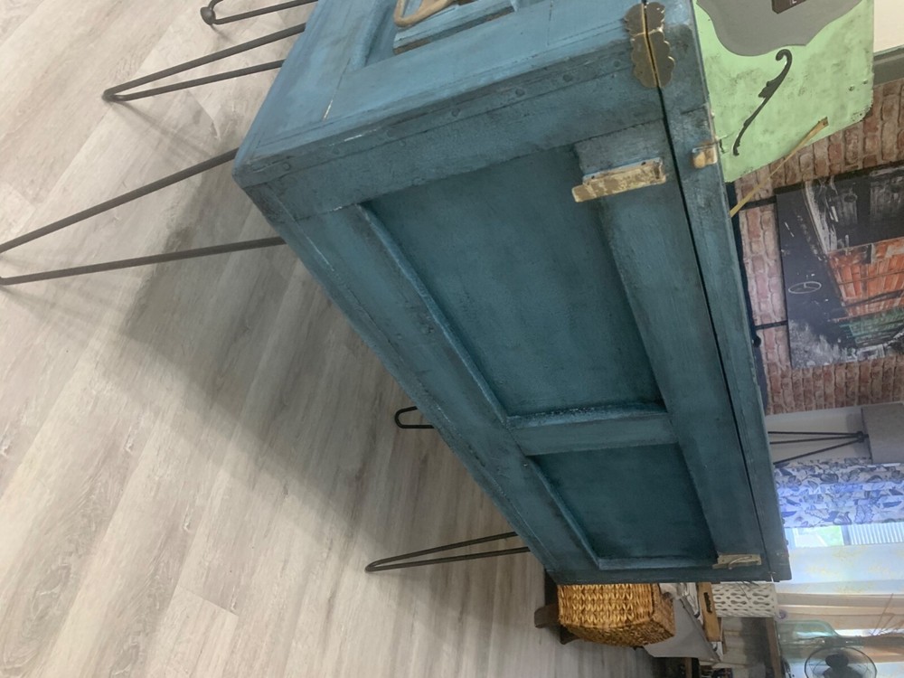 Ammunition crates made into custom bar