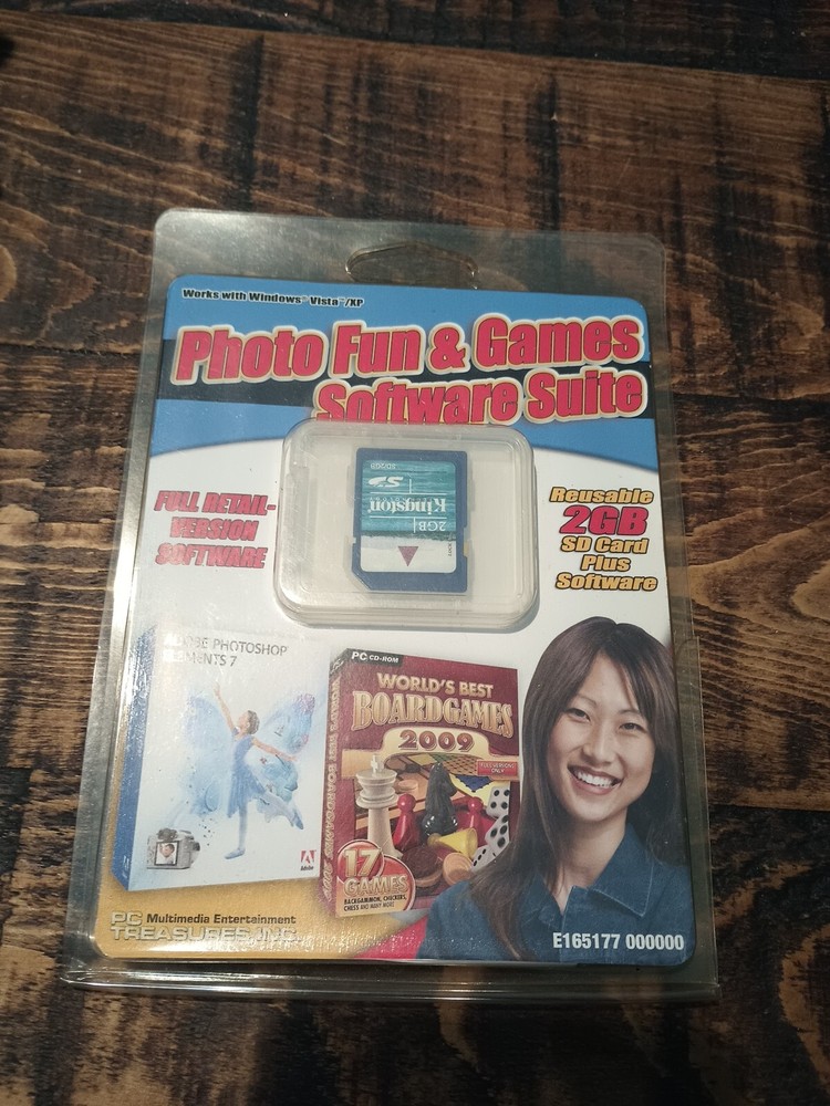 Photo Fun & Games Software Suite 2gb SD Card