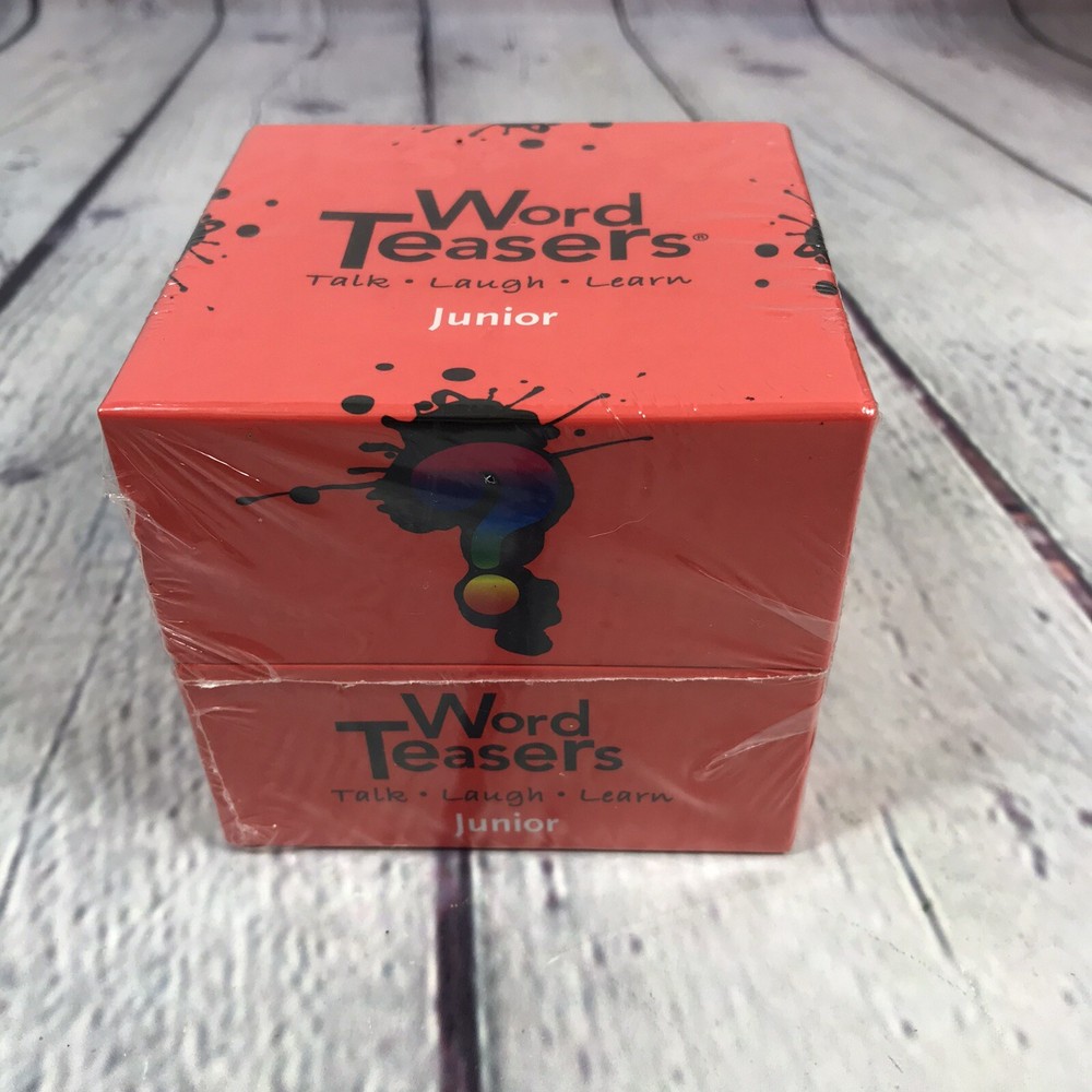 Word Teasers Junior - Conversation Starters Game - New Sealed Box