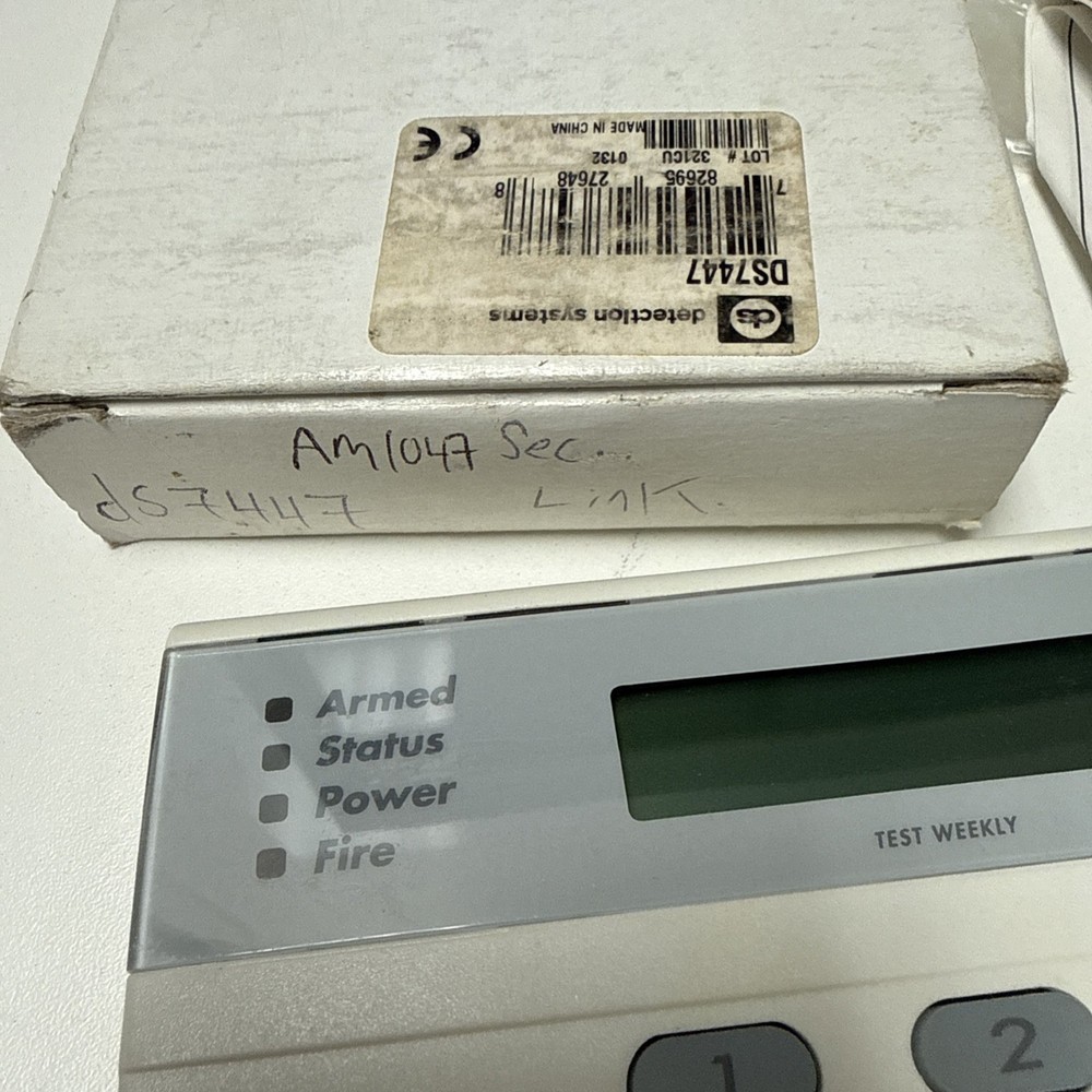 DS DETECTION SYSTEMS 7447 KEYPAD TOUCHPAD Security Link AM1047