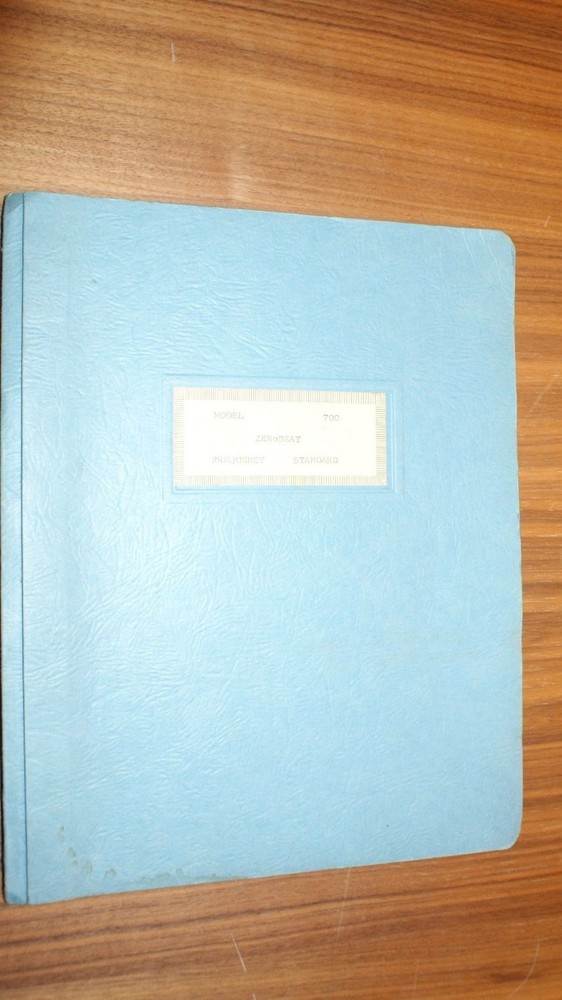 Eltec Labs ZEROBEAT Secondary Frequency Standard Operation manual w/ads