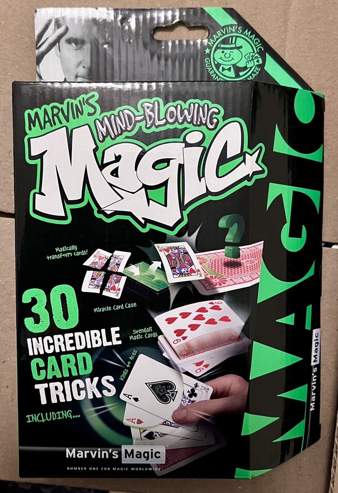 Marvin's Mind-blowing Magic 30 Amazing Magic Tricks Kit Set NIB