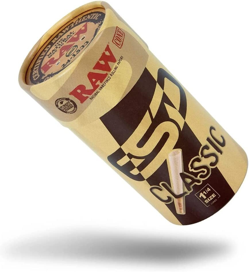 RAW Cones Classic 1 1/4 Pre- Rolled Cones | 150 Pack
