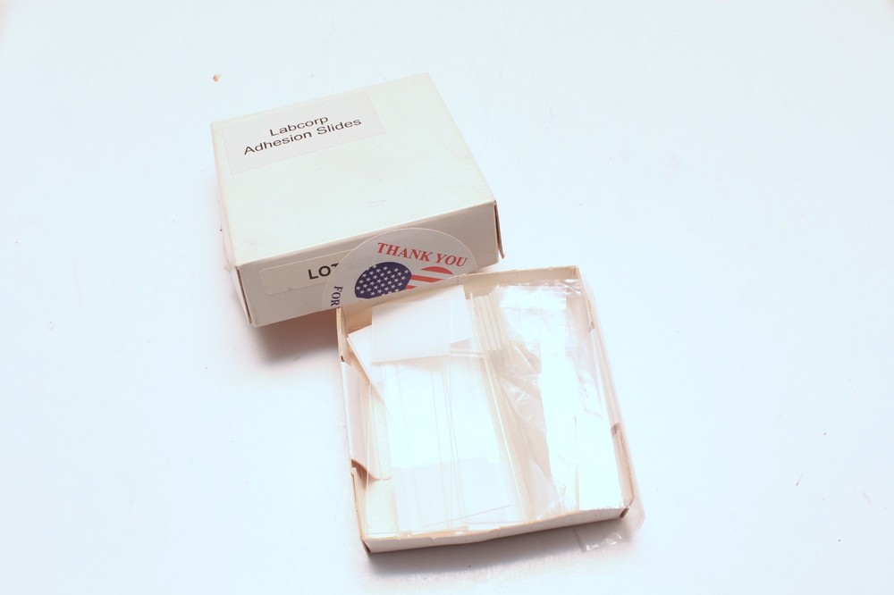 LABCORP GLASS ADHESION SLIDES CLEAR