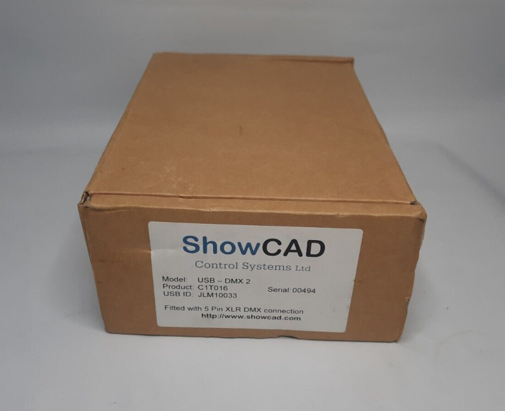 ShowCAD USB to DMX-512 interface - New Open Box