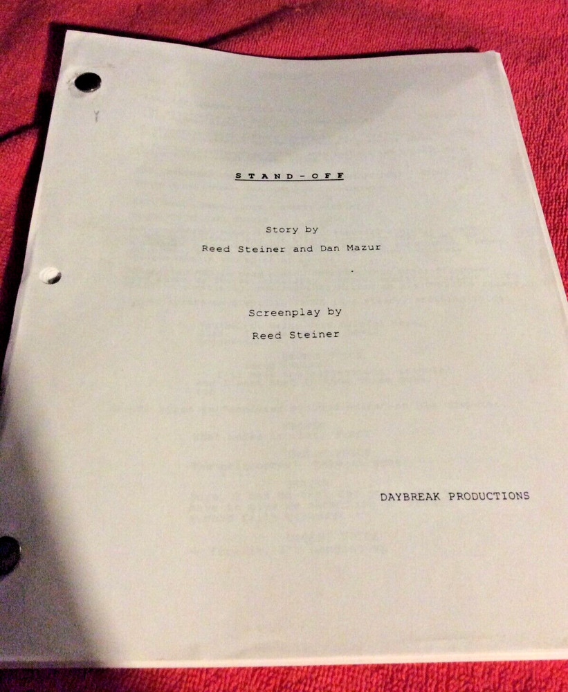 ORIGINAL SCRIPT STAND-OFF REED STEINER DAN MAZUR DAYBREAK PRODUCTIONS