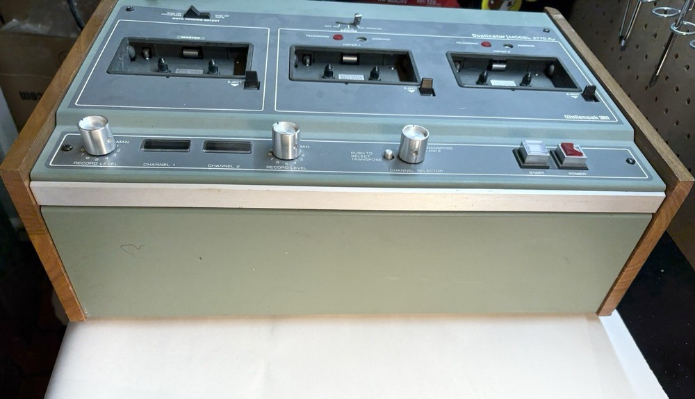 Wollensak Tape Duplicator 3M Model 2770AV Cassette Partially Function Needs Work