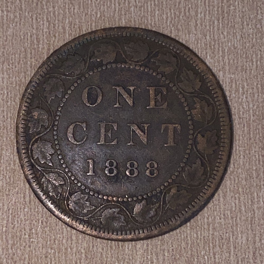 1888 Canada 1 One Large Cent-NICE