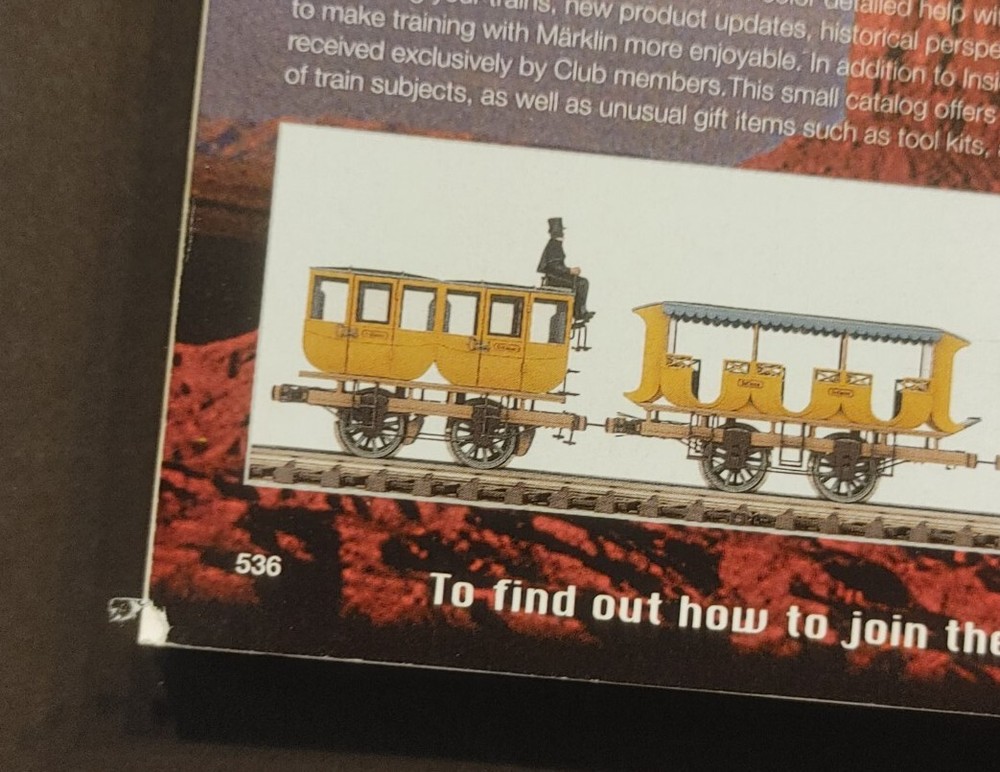 2000/01 E MARKLIN HO TRAIN CATALOG VG