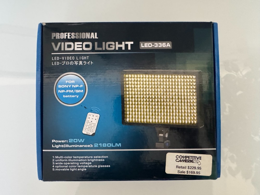 Professional 335A LED Video Light