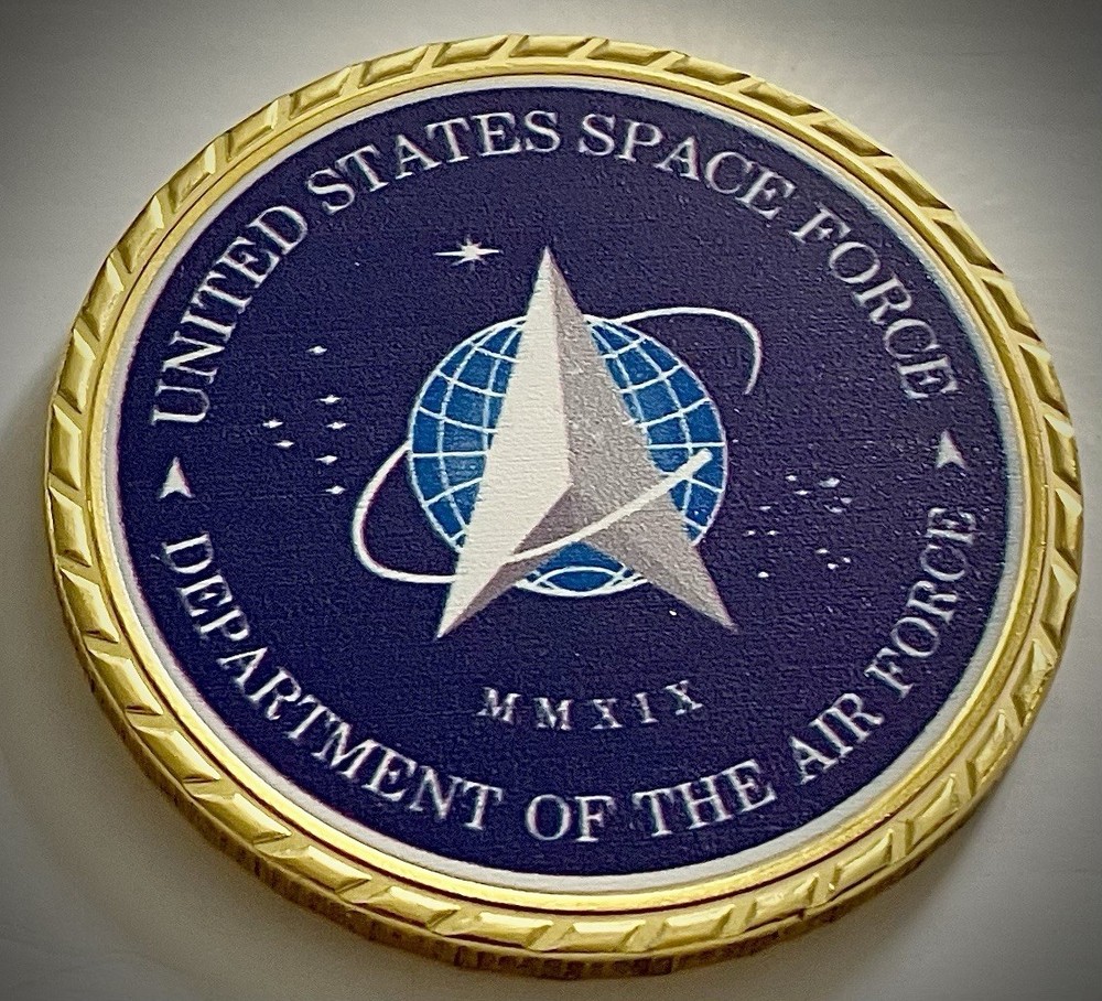 Space Force Challenge-Gold Colored-Air Force-USAF