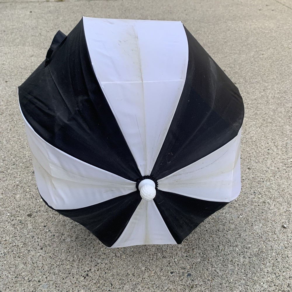 Drizzle Stick Golf Umbrella Black Quadrants Inc.