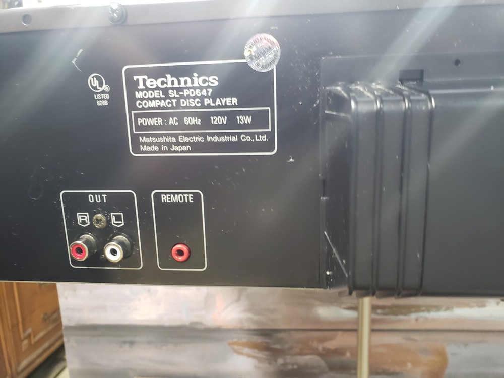 Technics SL-PD647 5 Disc CD Changer Player MASH *FULLY SERVICED *