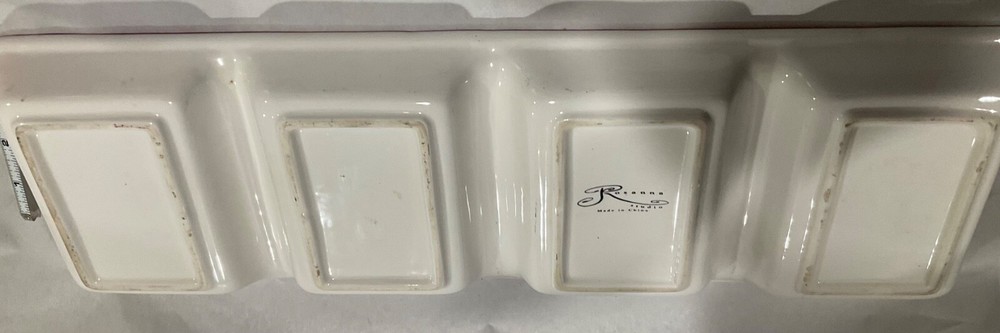 Rosanna Studios divided Valentine serving dish