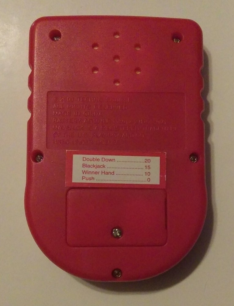 Vintage Maverick Blakjack Handheld Game
