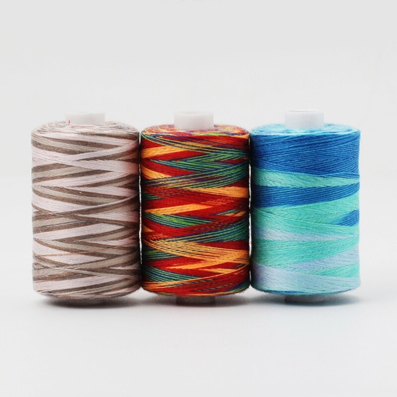 10 Pcs/Box 1000 Yards Sewing Thread Universal Connecting Thread Segment Dye Cord