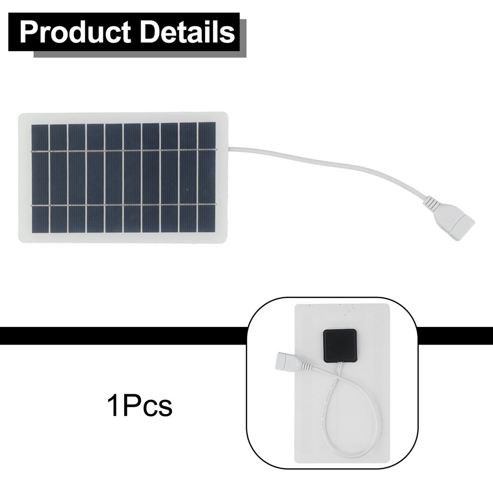 For Fast Phone Charging Solution 2W 5V Solar Panel for Outdoor Enthusiasts