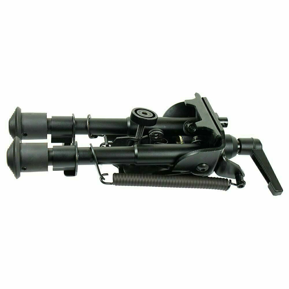6''-9''Pivot Tilting Swivel Rifle Bipod Foldable Spring Return with S Lock Lever