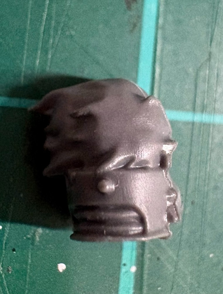 Unique Space Wolf-Style Space Marine Head– Type A Piece, Kitbash Unhelmeted