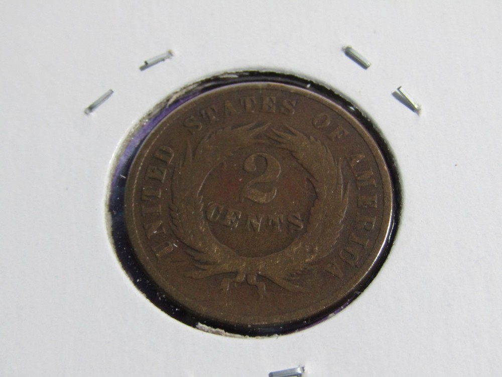 1869 Two Cent Piece #647 - VG