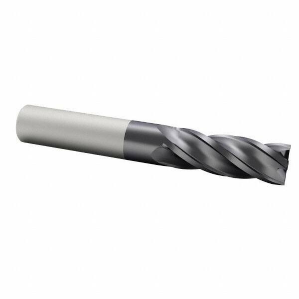 Accupro 5/8" Diam 4 Flute Single End Solid Carbide 0.045" Corner Radius End M...