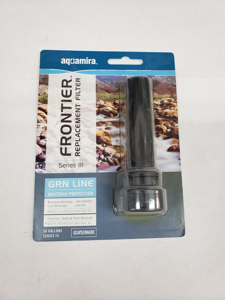 Aquamira Frontier Replacement Water Filter For Bottles Gravity Flow Systems