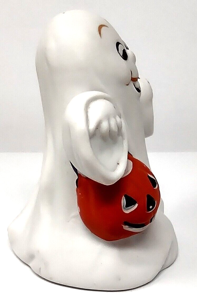 Halloween Ghost With Pumpkin Small