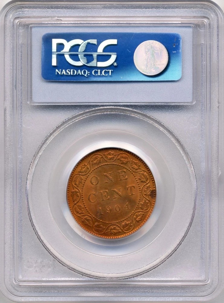 1904 Canada Large Cent - Choice Uncirculated, PCGS MS64 RB