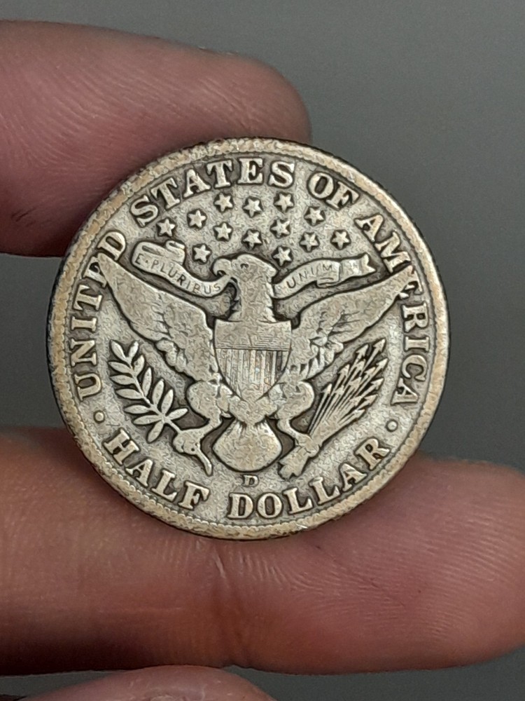 1912- D Barber Half Dollar #5