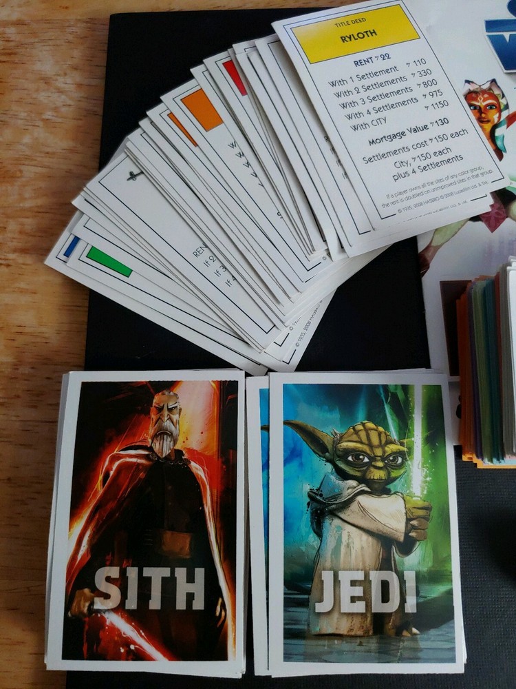 Monopoly Star Wars The Clone Wars Replacement Pcs