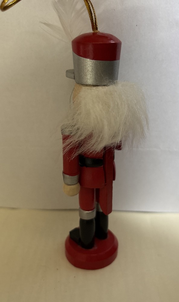 Nutcracker 5 inches Wood Christmas Ornament