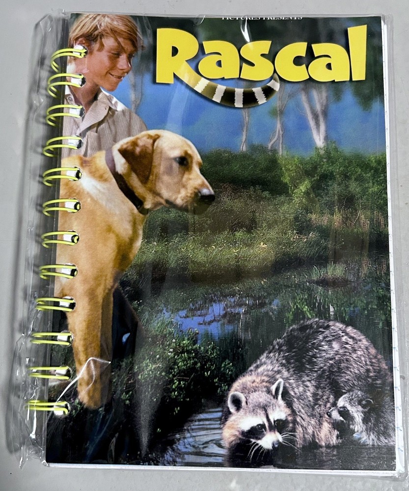 Handmade Repurposed Notebook Made From VHS Tape Cover Rascal
