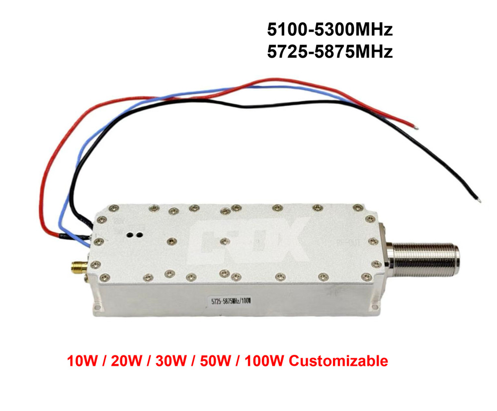 CROX Signal Power Amplifier Module High-frequency band,100W,50dBm,Customizable