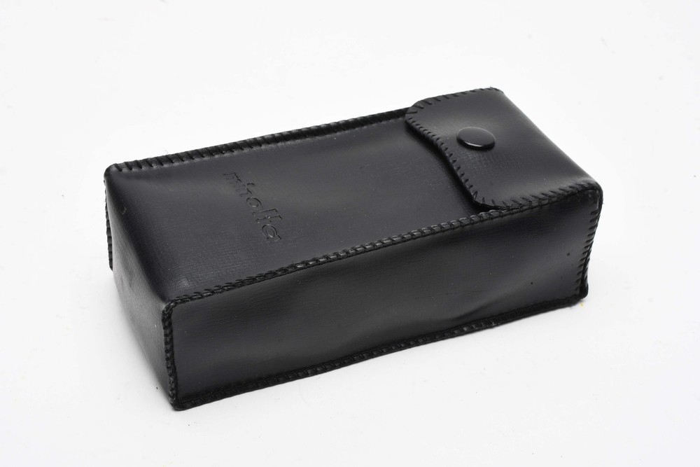 Minolta Auto 128 electronic flash, nice & clean, tested, w/Case+Manual+Diffuser