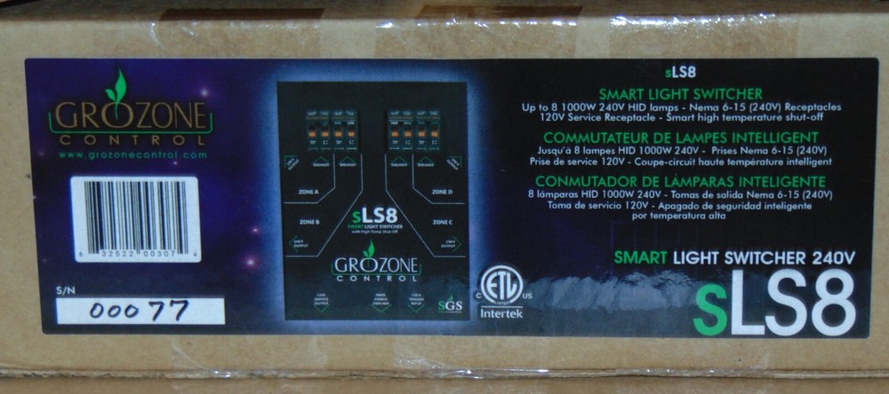 NEW Grozone Control SLS8 240V Smart Light Switcher Controller