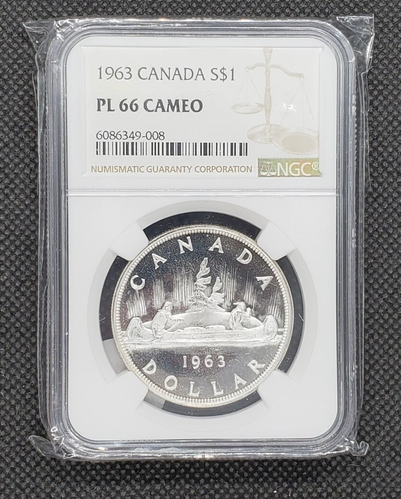 1963 Canada $1 | NGC PL66 CAMEO