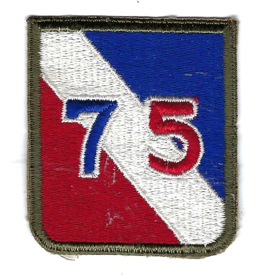 ORIGINAL WW II 75th INFANTRY DIVISION PATCH patch