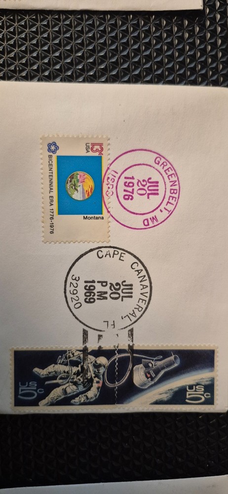 1371 Apollo 8 Moon Orbit 5"X3.5 Multiple on back (Each Different) 10 Per order