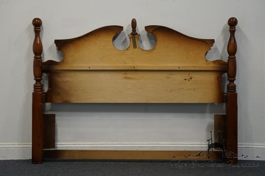 HIGH END Solid Cherry Traditional Style Queen Size Pediment Headboard 828-957...