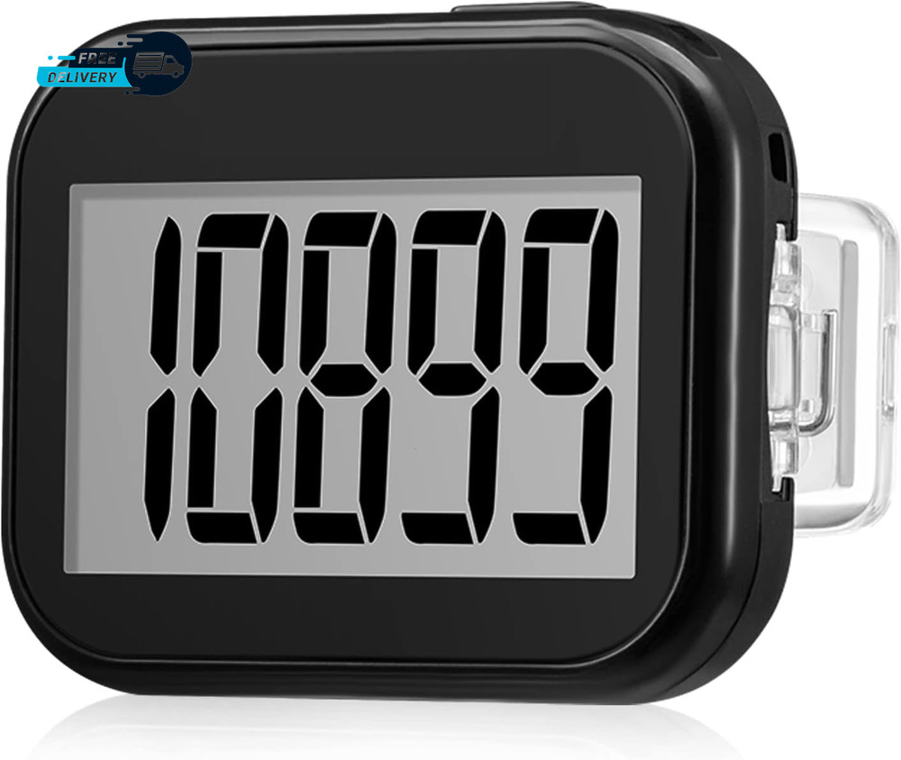 3D Pedometer for Walking Simple Step Counter for Walking with Removable