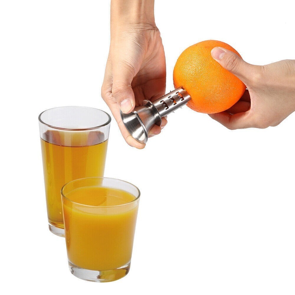 Practical Stainless Steel Orange Lemon Lime Juicer Hand Manually Fruit Squeezer