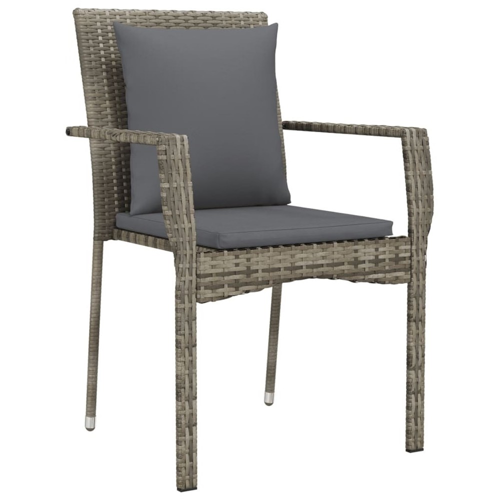 Garden Dining Set Grey