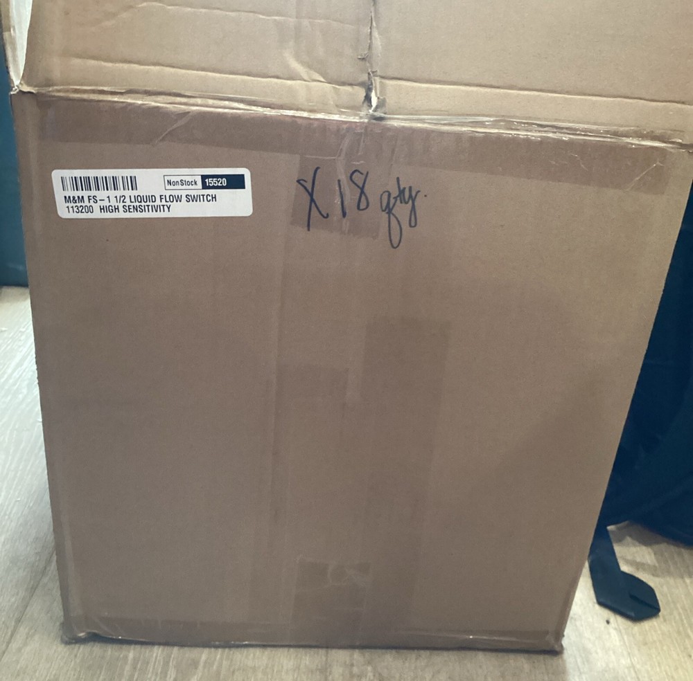 McDonnell & Miller Flow Switch 1/2 NPT FS1 W12