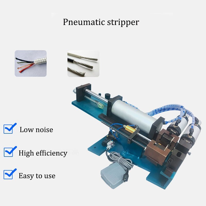 Small Pneumatic Wire Stripper Cable Peeling Machine Wire Stripper Low Noise