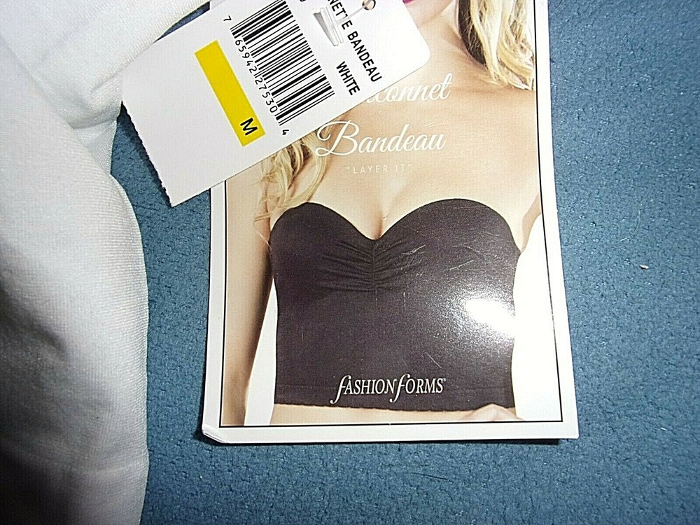 Size Medium Fashion Forms Underwire Balconette Bandeau Bra 29689
