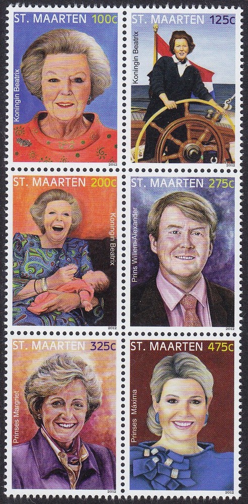 Sint Maarten Issue 2012 (101-106) Royalty
