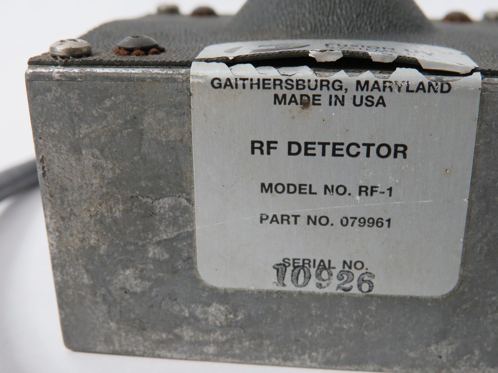 Fusion UV RF-1 07996 RF Detector Module LIFTING TOP USED